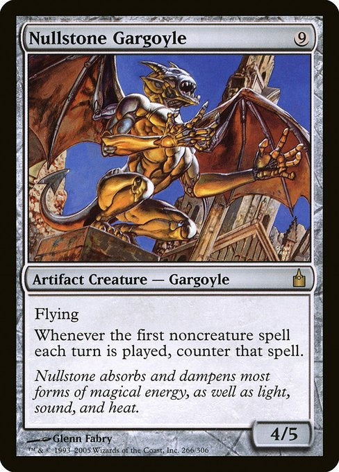 Card # RAV 266 Nullstone Gargoyle Ravnica: City of Guilds