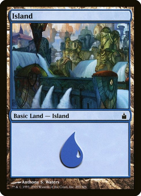 Card # RAV 293 Island Ravnica: City of Guilds