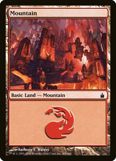 Card # RAV 301 Mountain Ravnica: City of Guilds