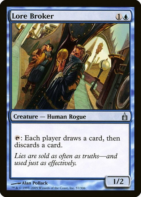 Card # RAV 57 Lore Broker Ravnica: City of Guilds