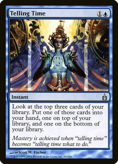 Card # RAV 69 Telling Time Ravnica: City of Guilds