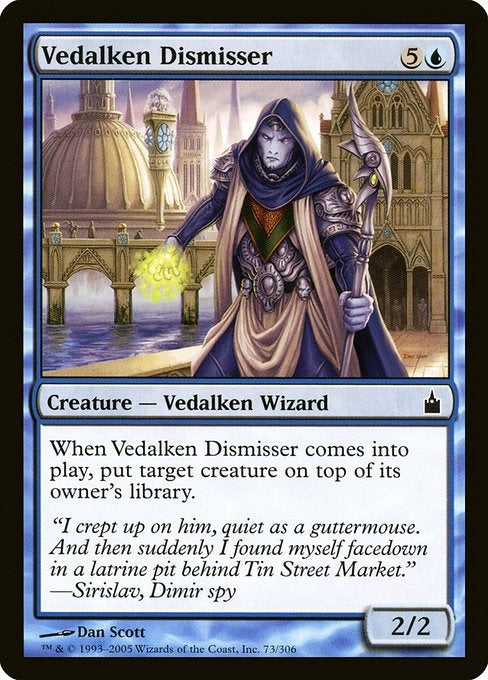 Card # RAV 73 Vedalken Dismisser Ravnica: City of Guilds