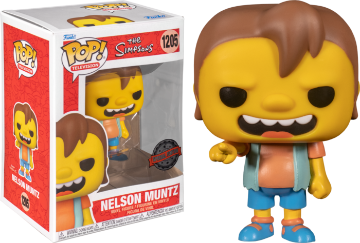 Simpsons - Nelson Muntz US Exclusive Pop! Vinyl #1205