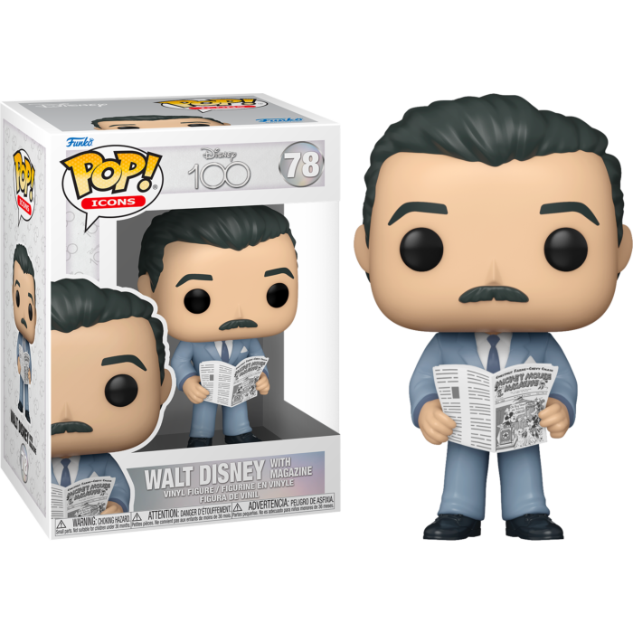 Disney: D100 - Walt Disney with Magazine Pop! Vinyl #78