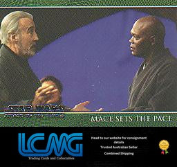 #75 Menace Of The Dark Side 2002 Topps Star Wars Attack of the Clones