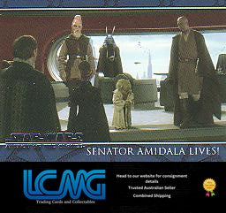 #85 The Deadly Power Of Dooku 2002 Topps Star Wars Attack of the Clones