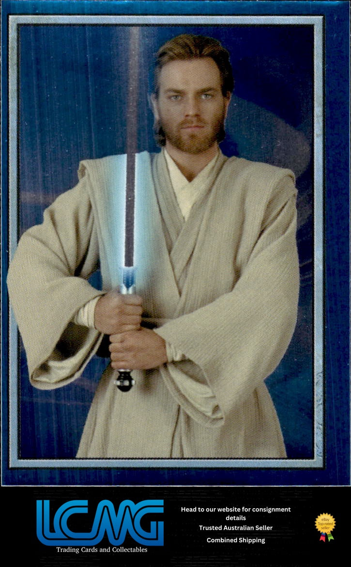 #I Anakin Skywalker Foil Sticker 2002 Topps Merlin Star Wars Attack of the Clones