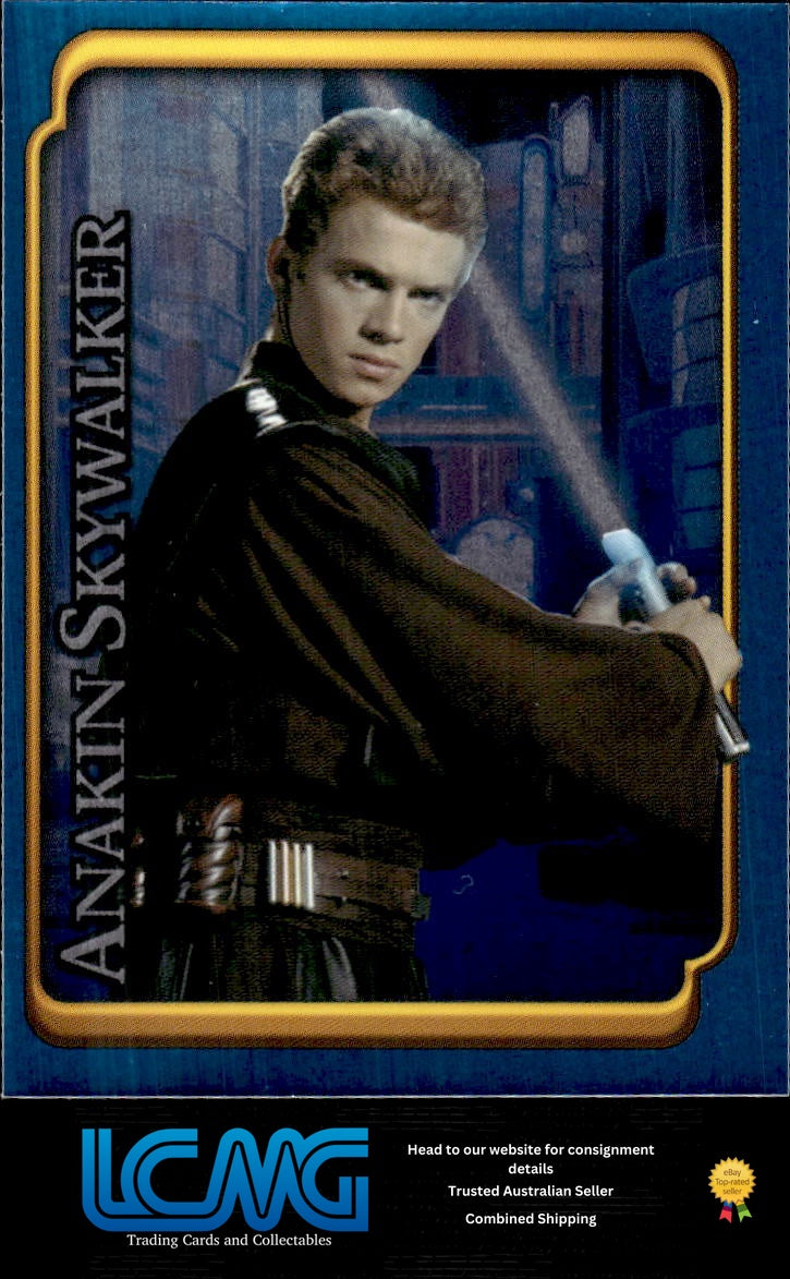 #Q Foil Sticker 2002 Topps Merlin Star Wars Attack of the Clones