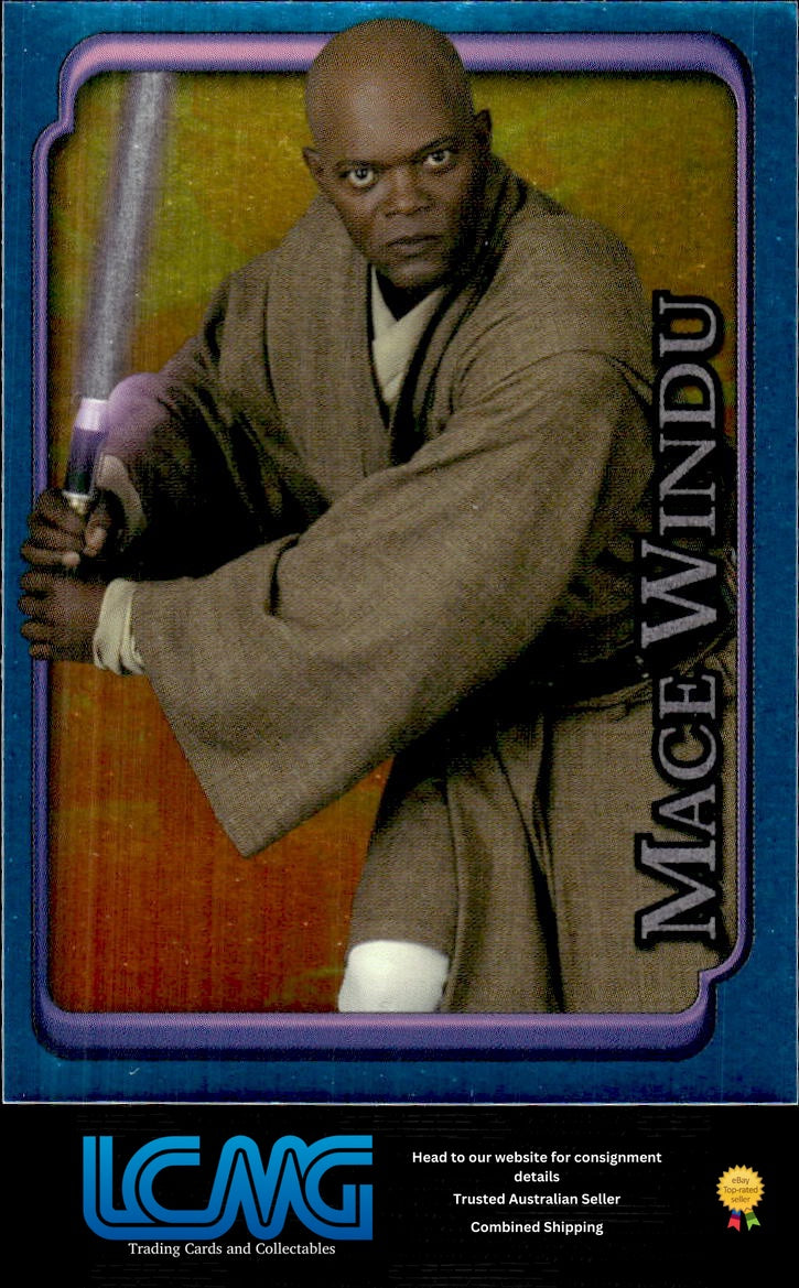 #113 Jango Fett Foil Sticker 2002 Topps Merlin Star Wars Attack of the Clones