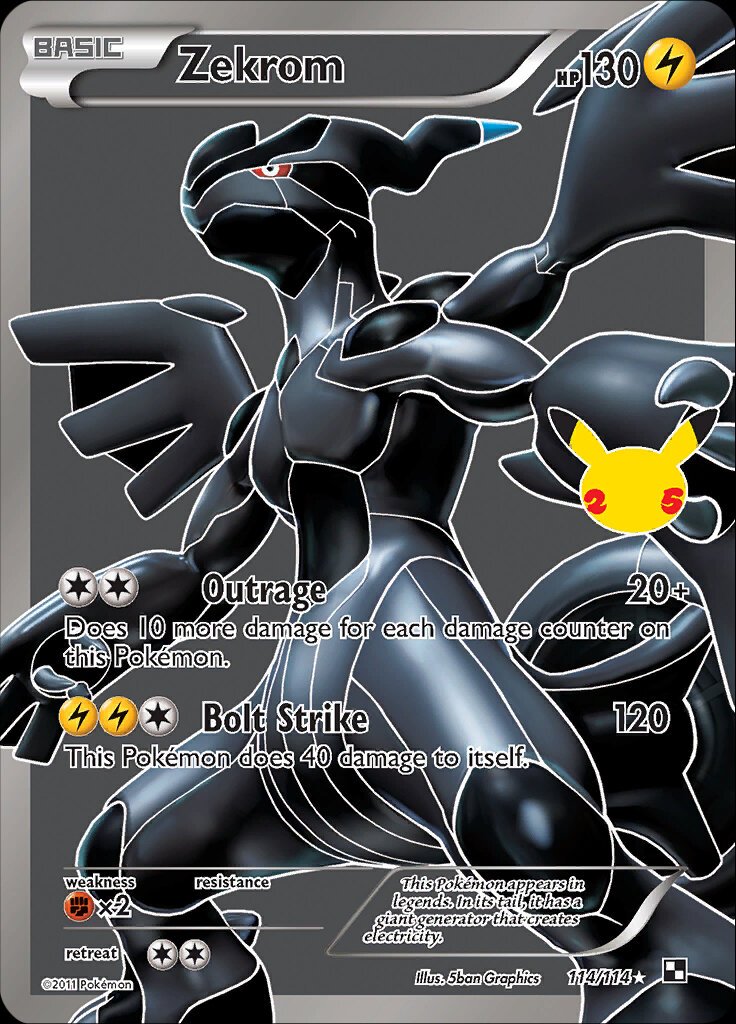 Zekrom 114/114 celebrations-classic-25