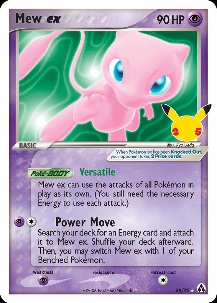 Mew ex 88/92 celebrations-classic-14