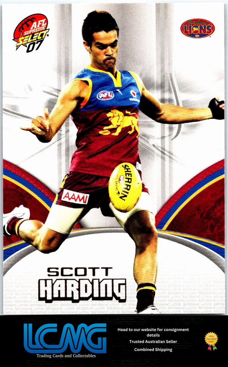 SCOTT HARDING 2007 AFL Supreme 07sup-22