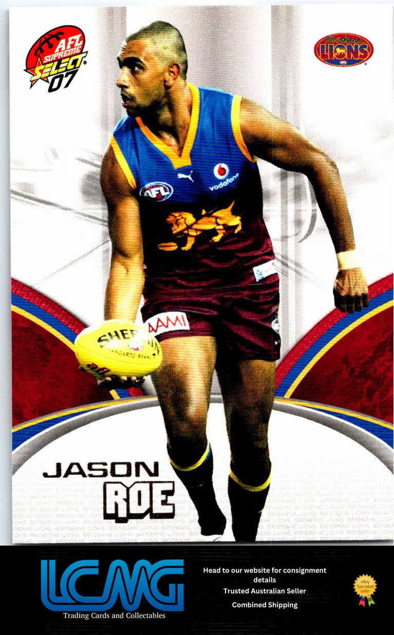 JASON ROE 2007 AFL Supreme 07sup-26