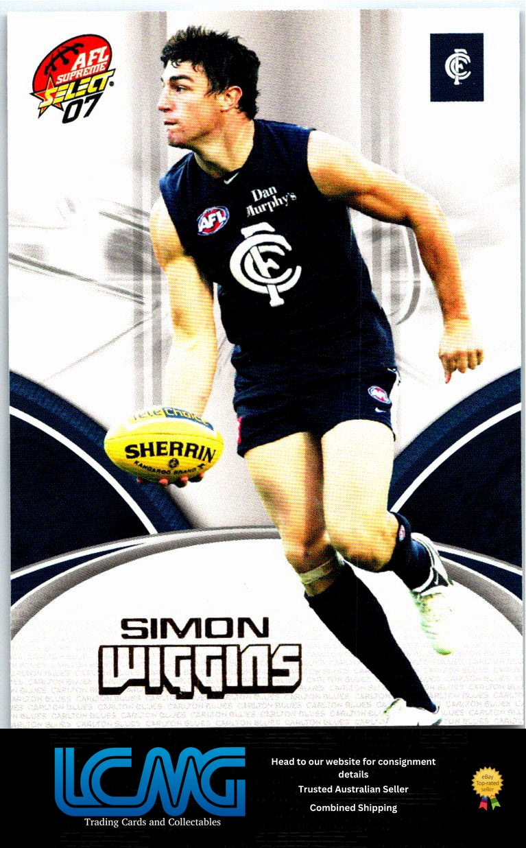 SIMON WIGGINS 2007 AFL Supreme 07sup-31