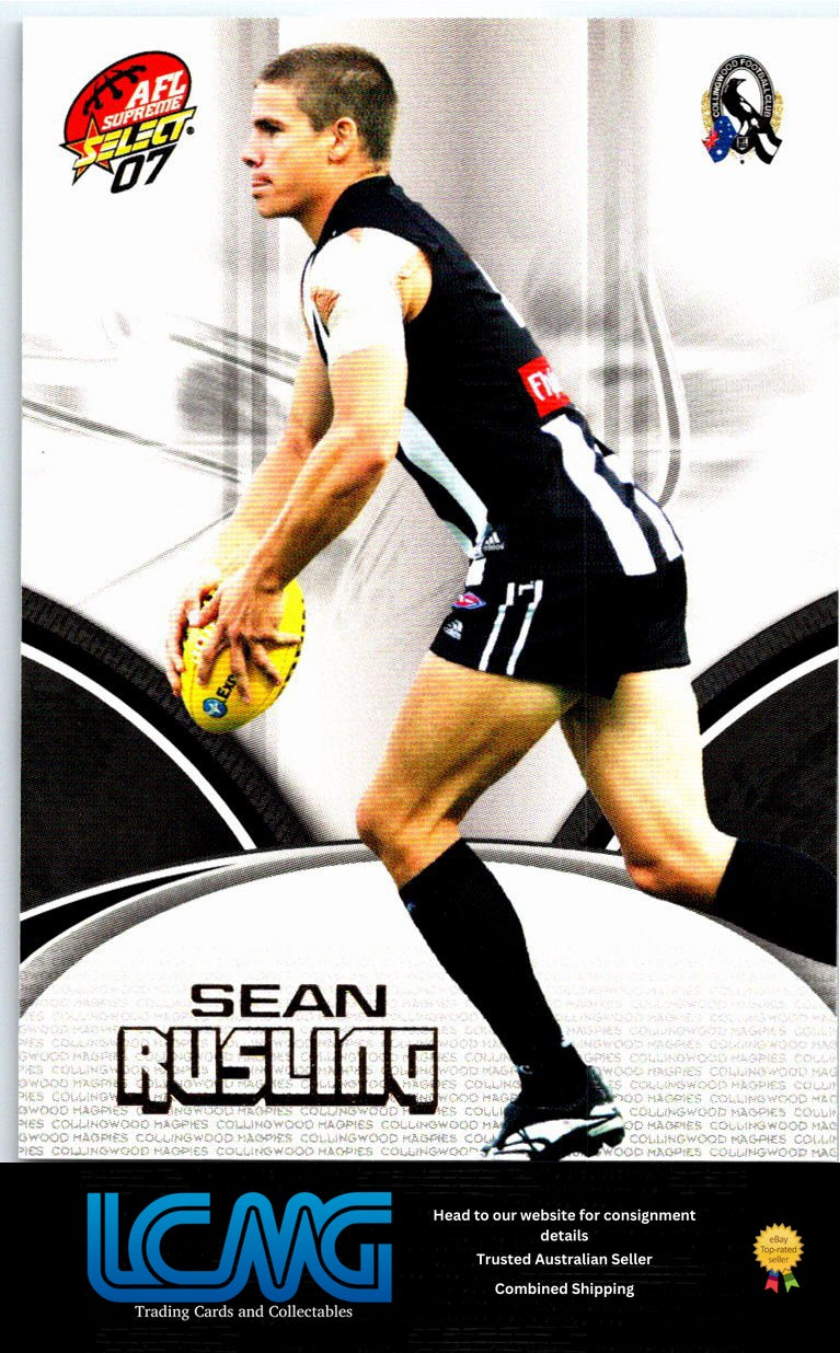 SEAN RUSLING 2007 AFL Supreme 07sup-50
