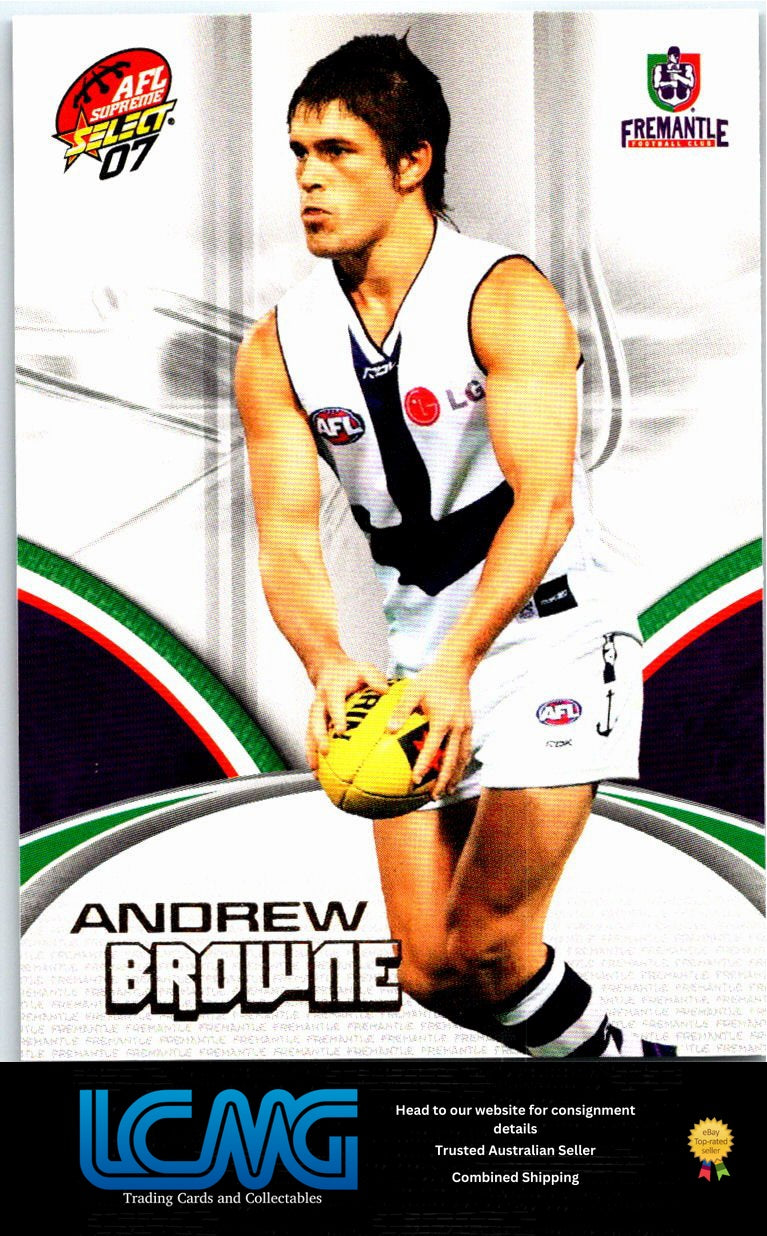 ANDREW BROWNE 2007 AFL Supreme 07sup-65