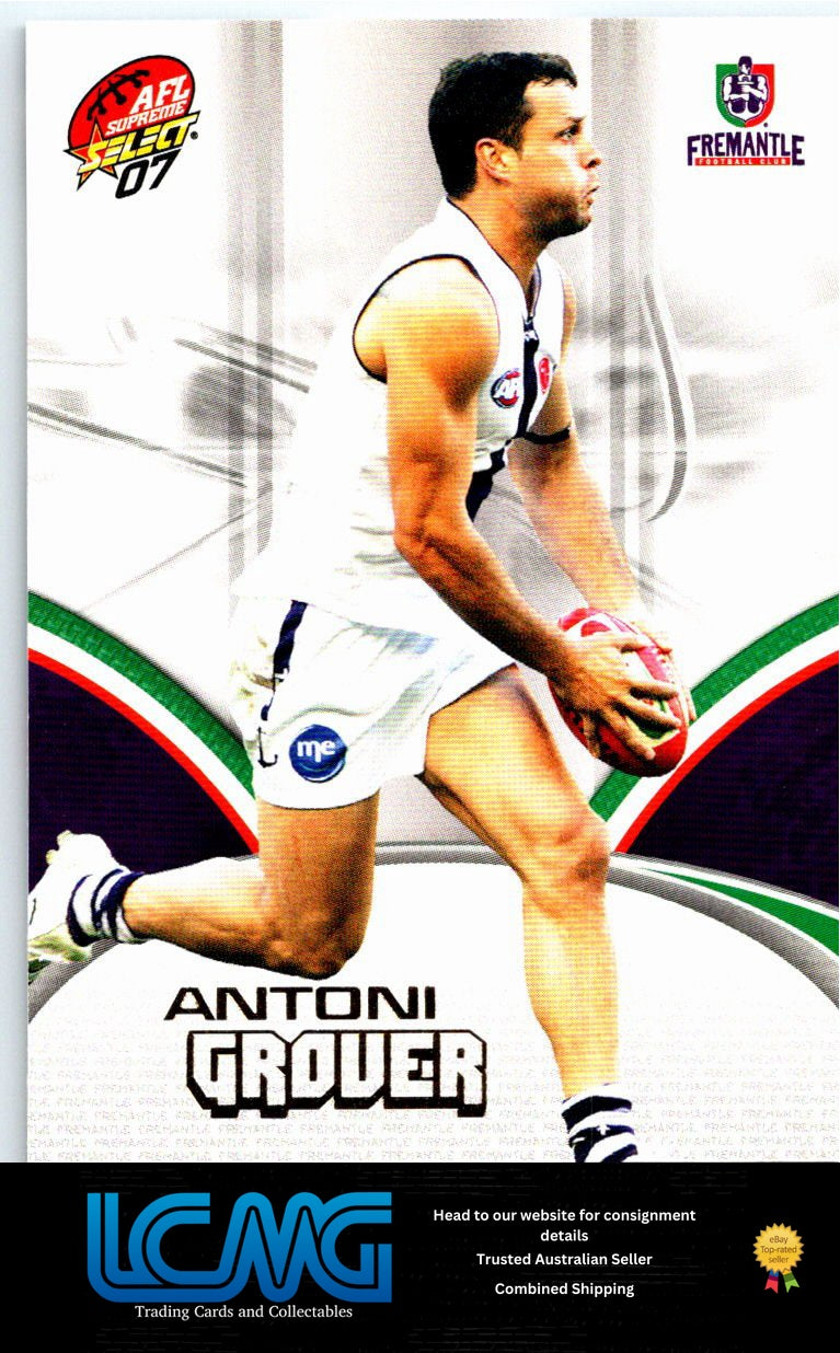 ANTONI GROVER 2007 AFL Supreme 07sup-69