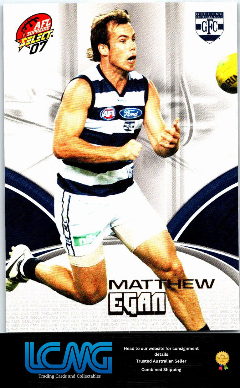 MATTHEW EGAN 2007 AFL Supreme 07sup-79