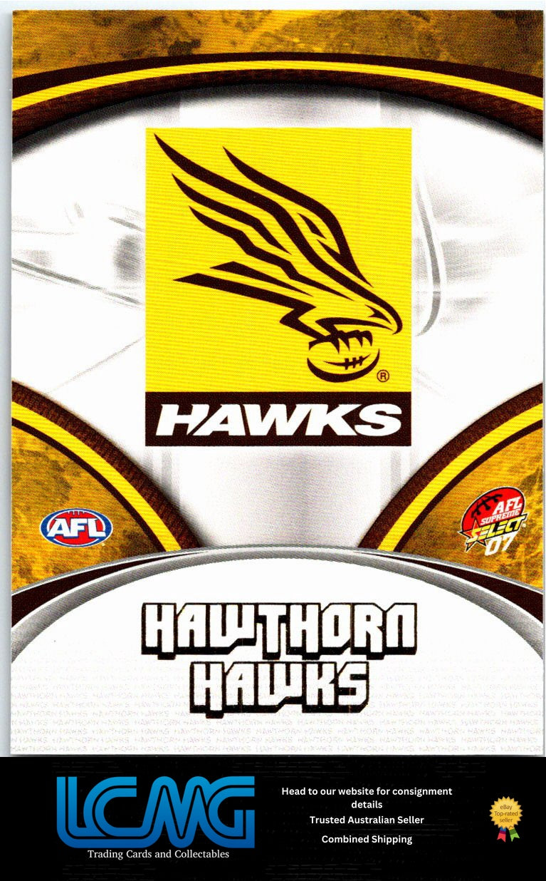 HAWTHORN LOGO 2007 AFL Supreme 07sup-88