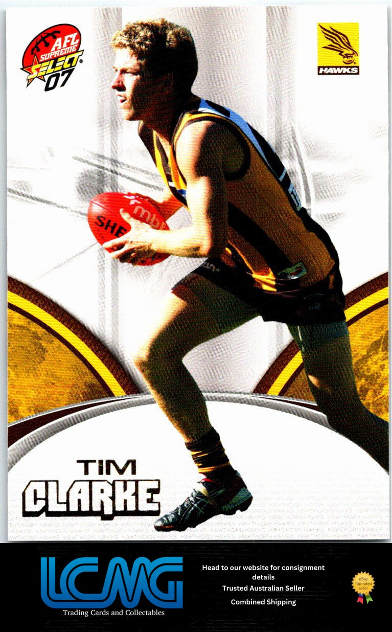 TIM CLARKE 2007 AFL Supreme 07sup-92