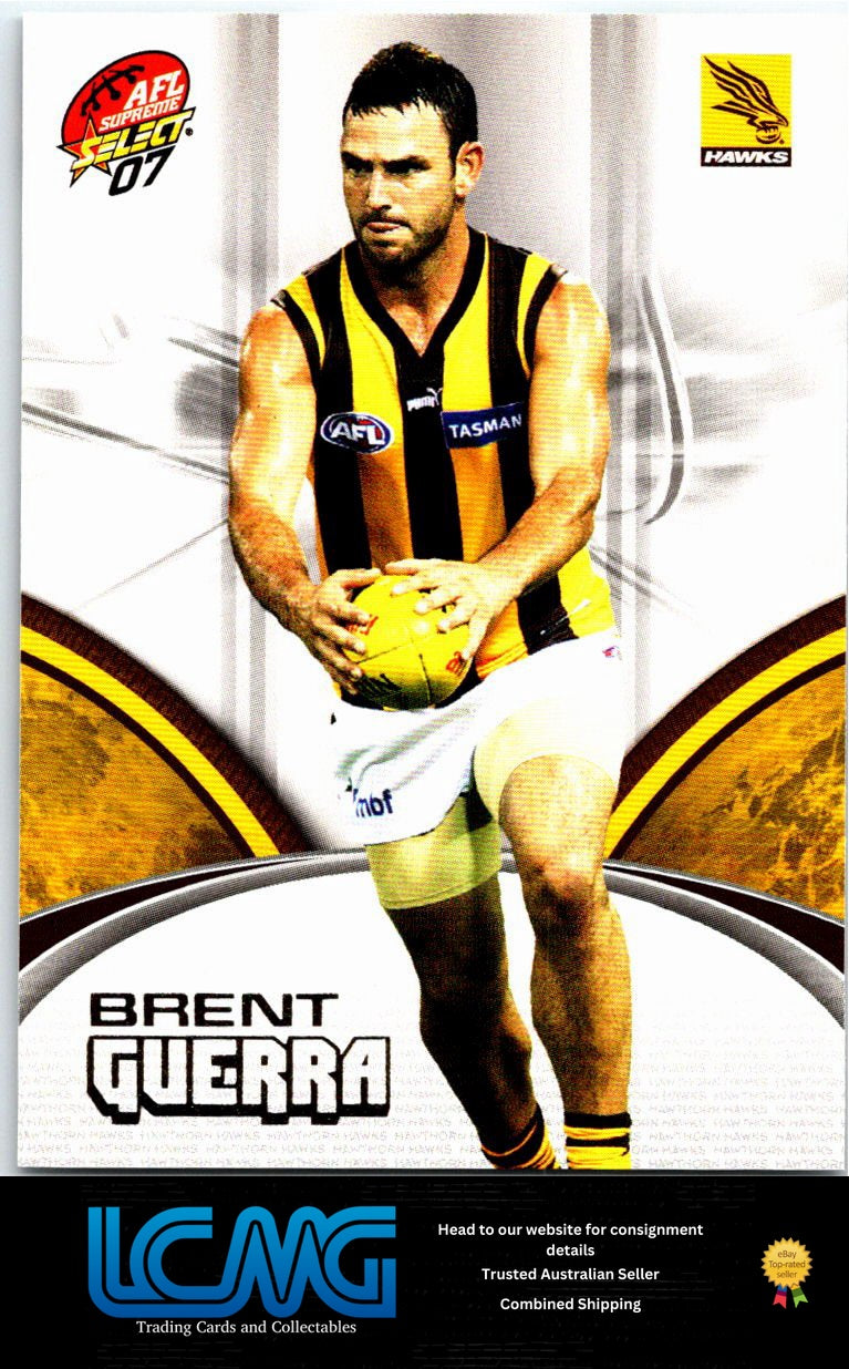 BRENT GUERRA 2007 AFL Supreme 07sup-95
