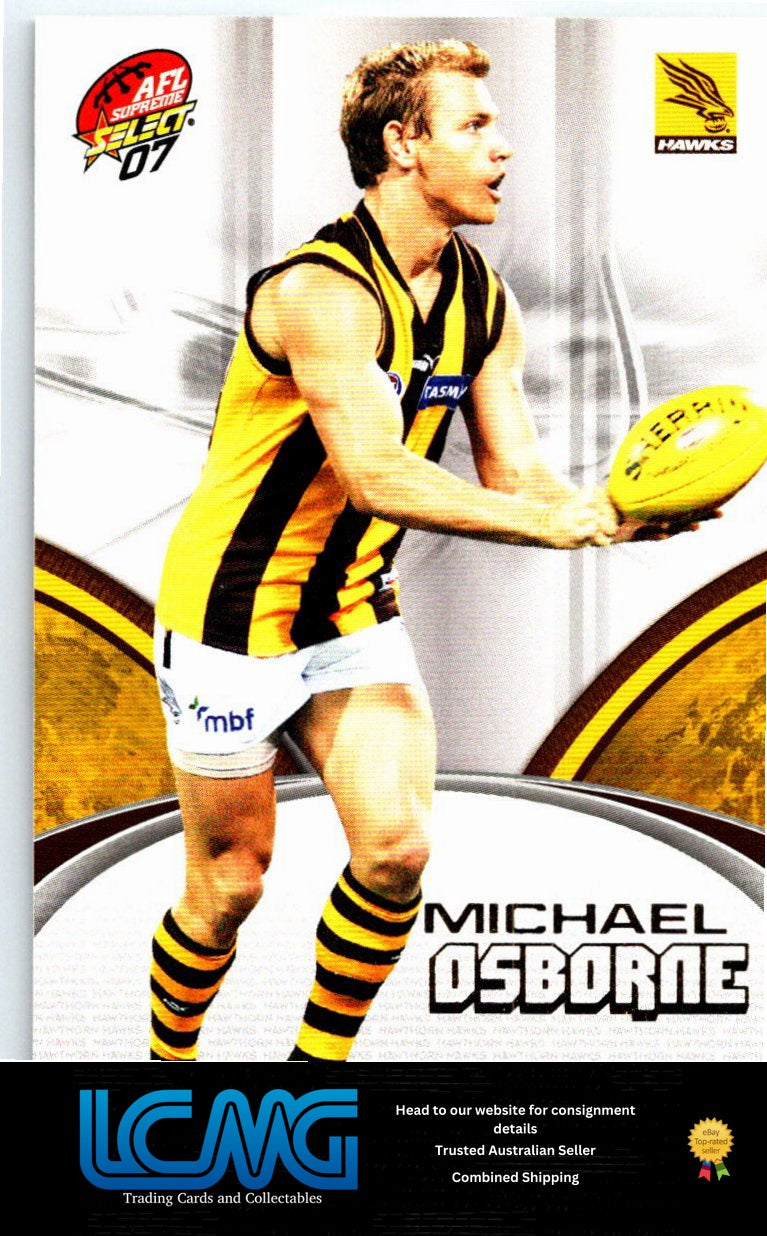 MICHAEL OSBORNE 2007 AFL Supreme 07sup-98