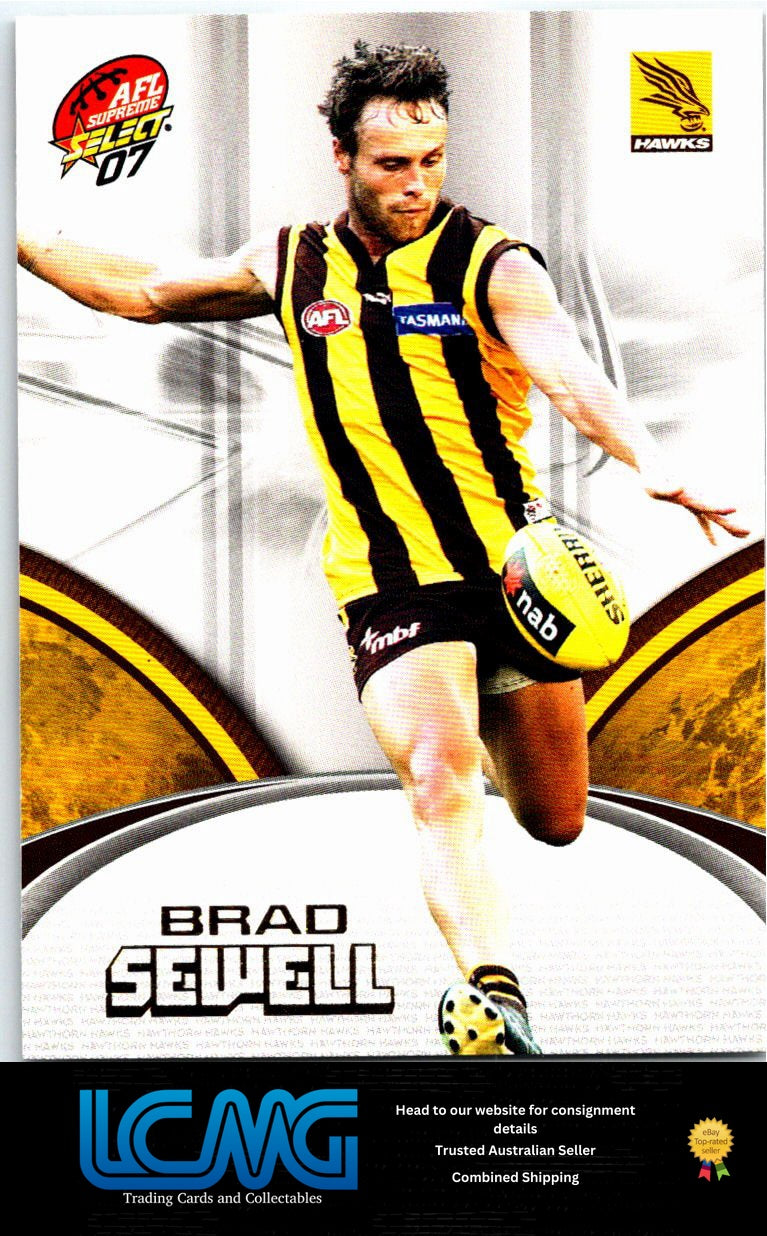BRAD SEWELL 2007 AFL Supreme 07sup-99