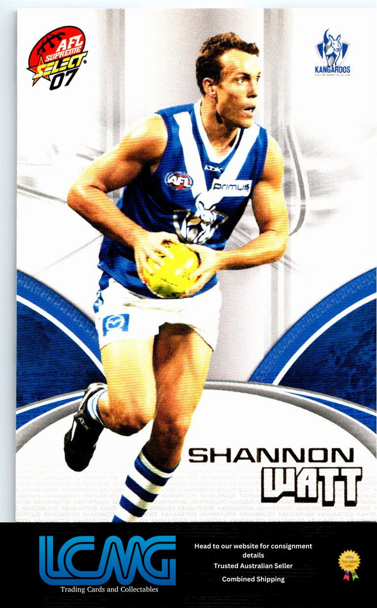 SHANNON WATT 2007 AFL Supreme 07sup-111