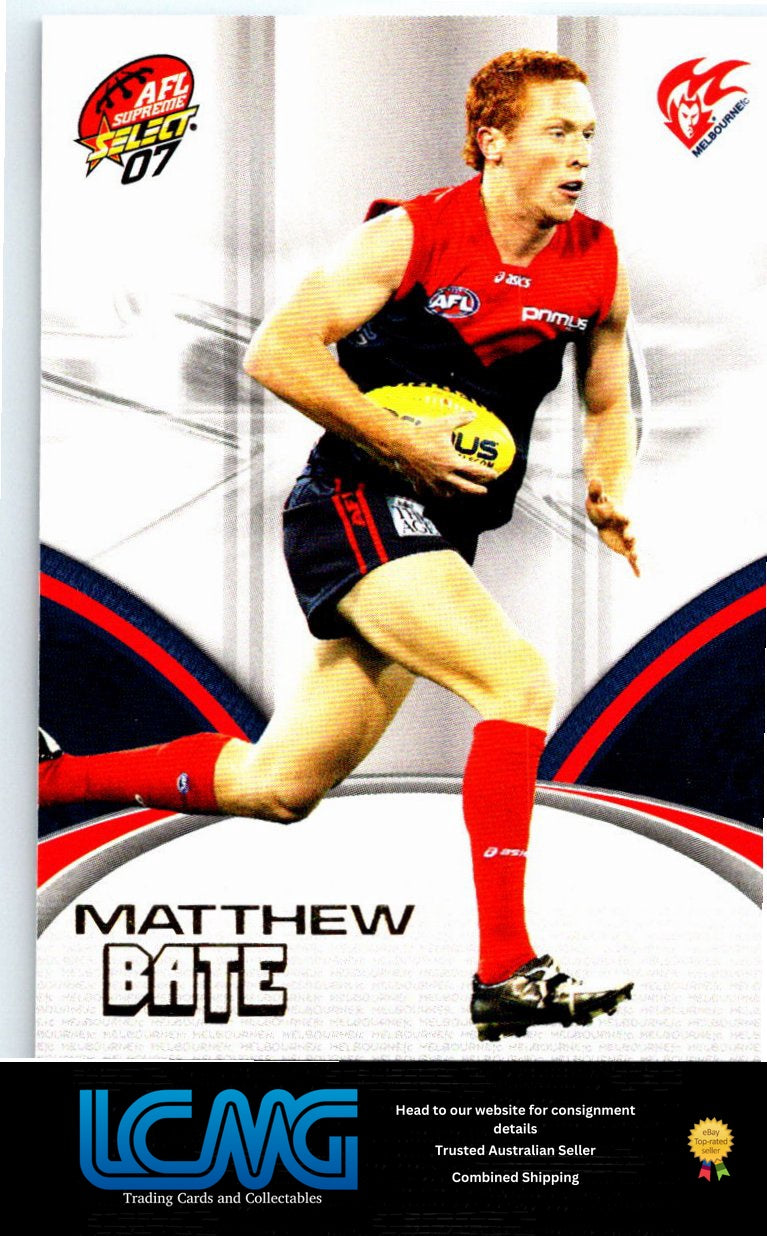 MATTHEW BATE 2007 AFL Supreme 07sup-113