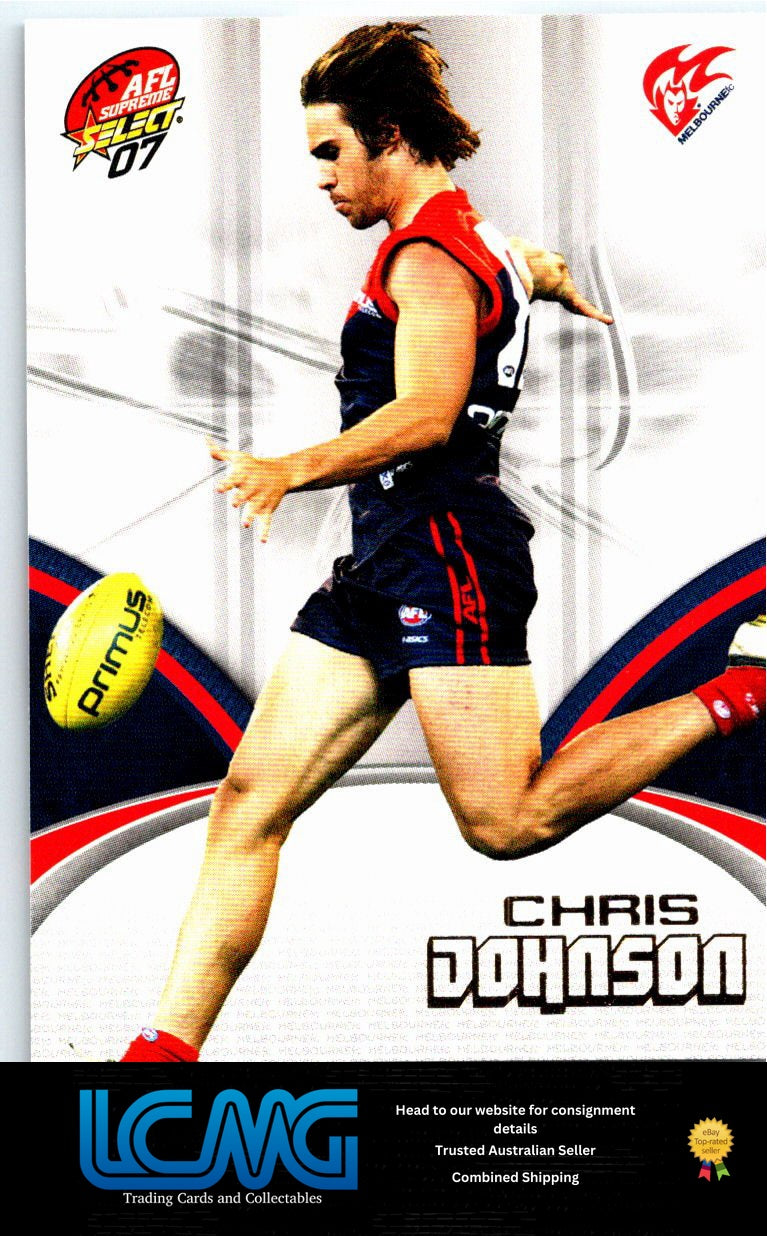 CHRIS (M) JOHNSON 2007 AFL Supreme 07sup-117