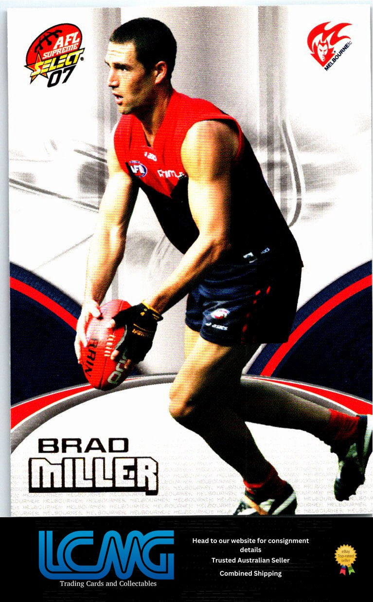 BRAD MILLER 2007 AFL Supreme 07sup-119