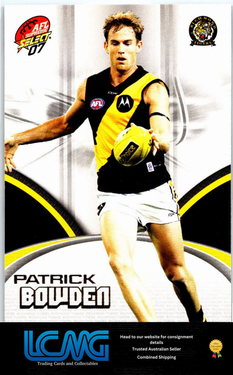 PATRICK BOWDEN 2007 AFL Supreme 07sup-137