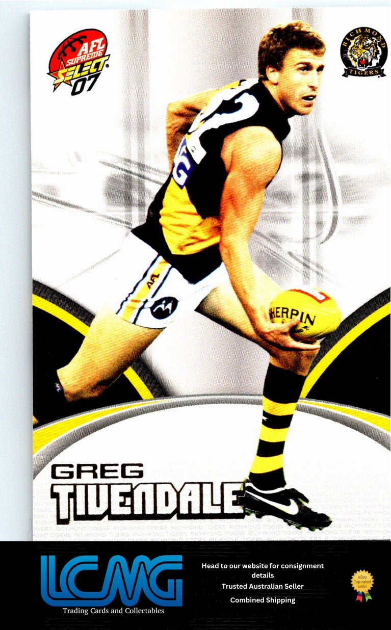 GREG TIVENDALE 2007 AFL Supreme 07sup-147