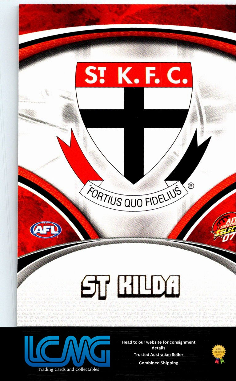 ST.KILDA LOGO 2007 AFL Supreme 07sup-148