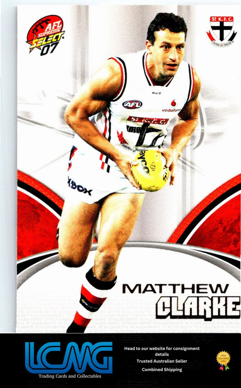 MATTHEW CLARKE 2007 AFL Supreme 07sup-150