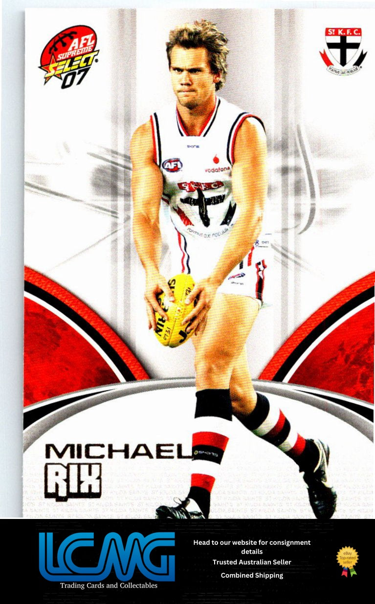 MICHAEL RIX 2007 AFL Supreme 07sup-159