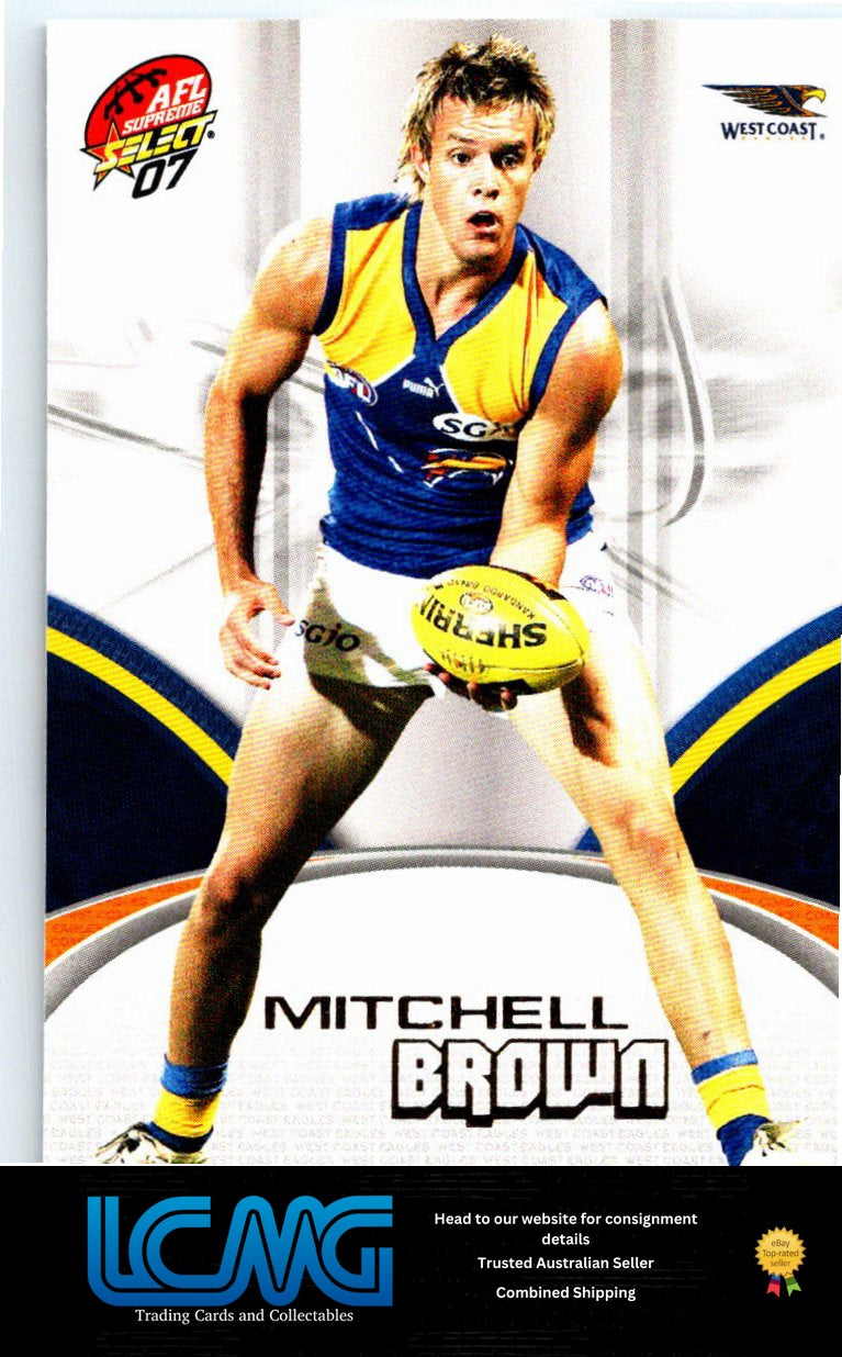 MITCHELL BROWN 2007 AFL Supreme 07sup-179