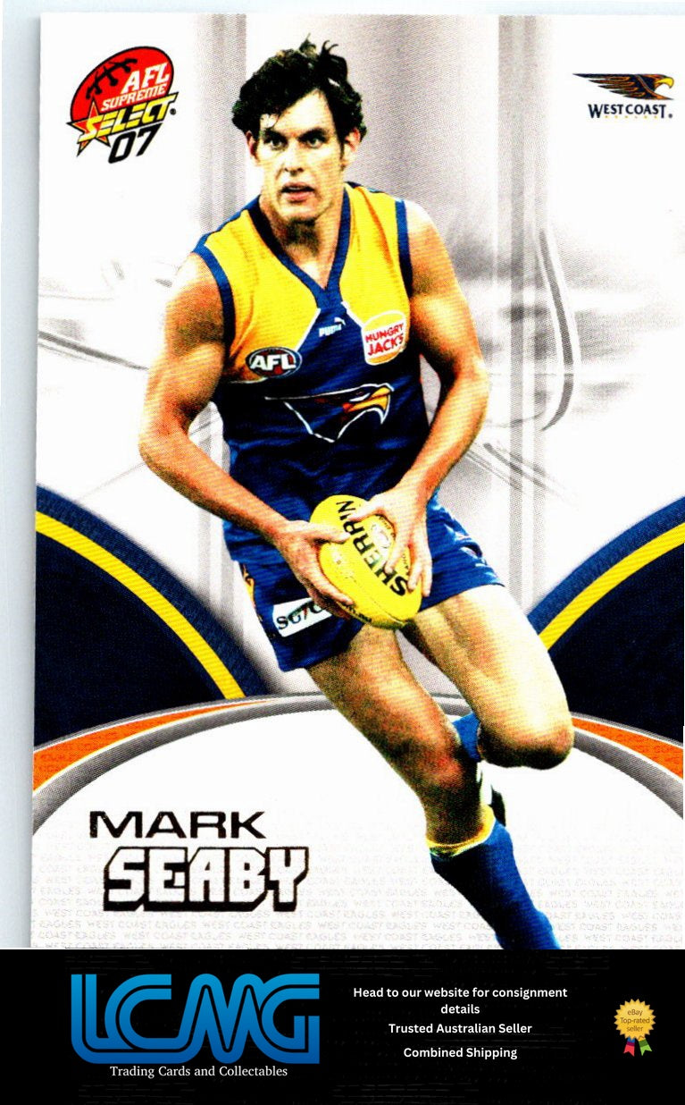 MARK SEABY 2007 AFL Supreme 07sup-181