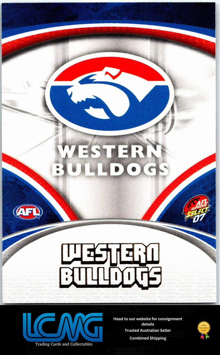 BULLDOGS LOGO 2007 AFL Supreme 07sup-184
