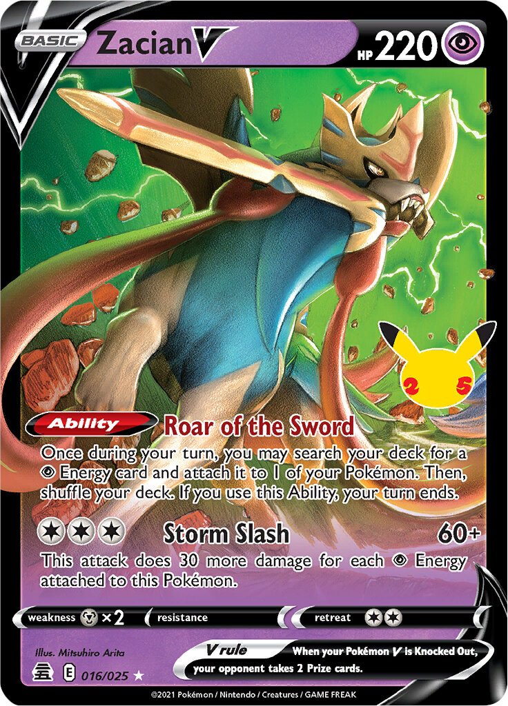 Zacian V 016/025 celebrations-16