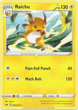 Raichu 66 /202 swsh-66