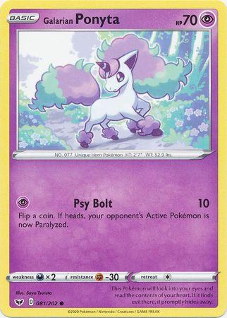 Galarian Ponyta 81 /202 swsh-81