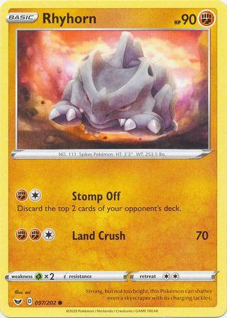 Rhyhorn (097) 97 /202 swsh-97