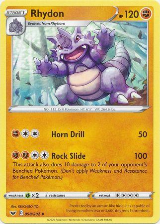 Rhydon 98 /202 swsh-98