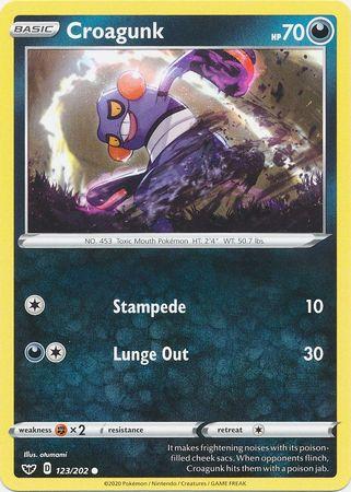 Croagunk 123 /202 swsh-123