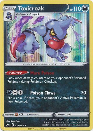 Toxicroak 124 /202 swsh-124