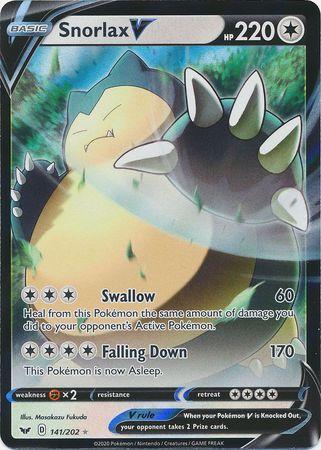 Snorlax V 141 /202 swsh-141