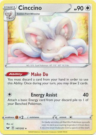 Cinccino 147 /202 swsh-147