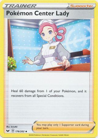 Pokemon Center Lady 176 /202 swsh-176