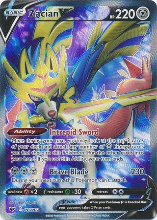 Zacian V (Full Art) 195 /202 swsh-195